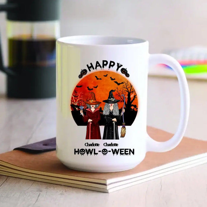 Happy Howl-O-Ween - Personalized Mug - Gift For Halloween