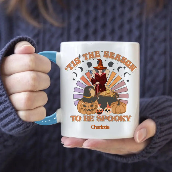 Tis The Season To Be Spooky - Personalized Mug - Gift For Witch Friends