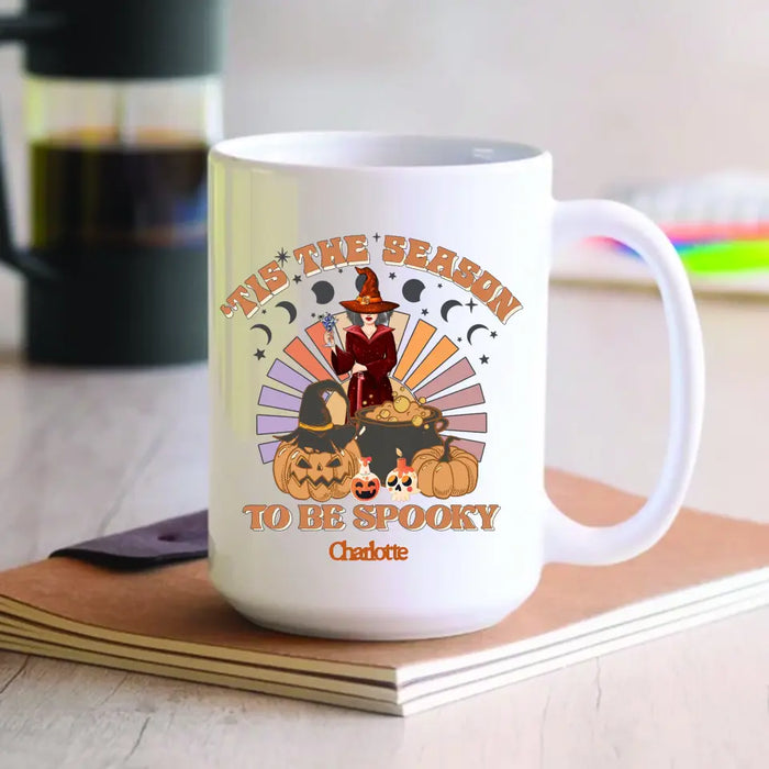 Tis The Season To Be Spooky - Personalized Mug - Gift For Witch Friends