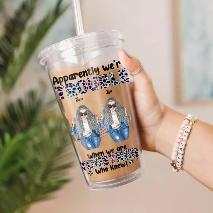When We Are Together Who Know - Personalized Acrylic Tumbler - Gift For Best Friends