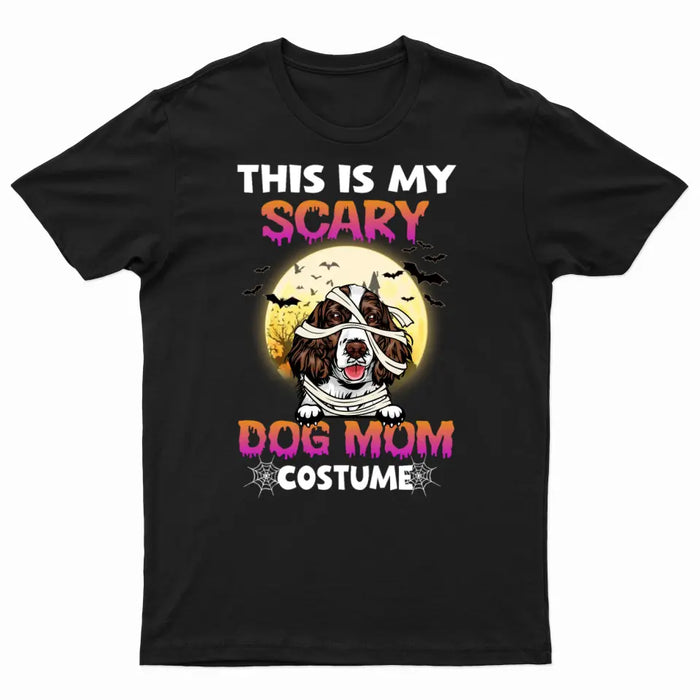 Scary Dog Mom - Personalized Shirt - Halloween Gift For Dog Lovers