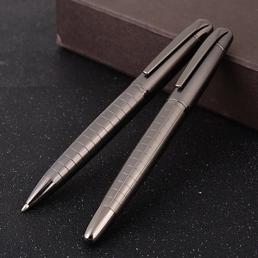 Luxury Heavy Feel Metal Ballpoint Pens School Business Office Signature Roller Pen Writing Ballpen Student Stationery Supplies