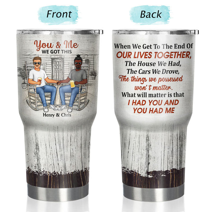 Family Couple The Day I Met You - Couple Gift - Personalized Custom 30 Oz Tumbler