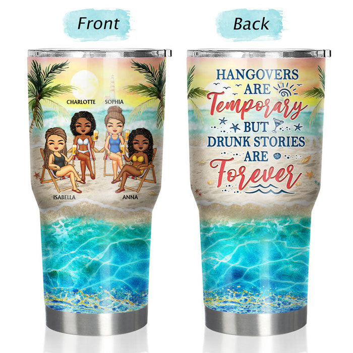 I Love You To The Beach And Back Best Friends - Best BFF Gift - Personalized Custom 30 Oz Tumbler