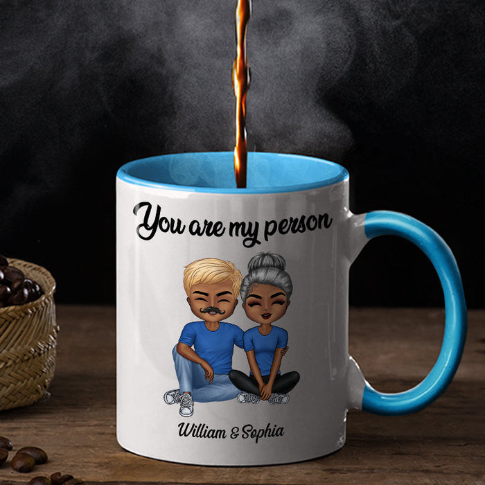 I Love You More The End I Win - Couple Gift - Personalized Custom Accent Mug